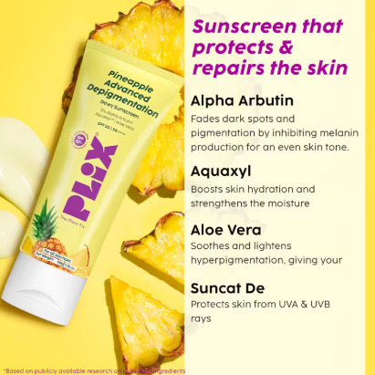 Plix Pineapple Depigmentation Advanced Dewy Sunscreen