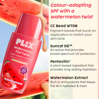 Watermelon Tint Twist Colour Adapting Sunscreen SPF 50++++