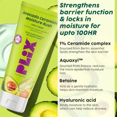 Plix Avocado Ceramide Moisture Rush Fatty Cream