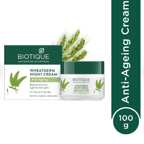 Biotique Wheatgerm Anti-Ageing Night Cream