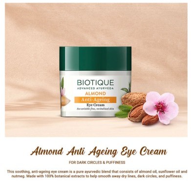 Biotique Bio Almond Anti-Ageing Eye Cream