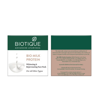 Biotique Milk Protein Instant Glow Brightening Face Pack