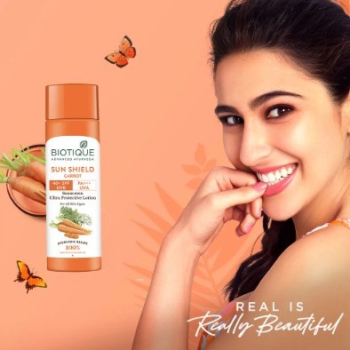 Biotique Sun Shield Carrot Lotion