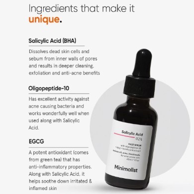 Minimalist 2% Salicylic Acid Serum  