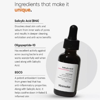 Minimalist 2% Salicylic Acid Serum  