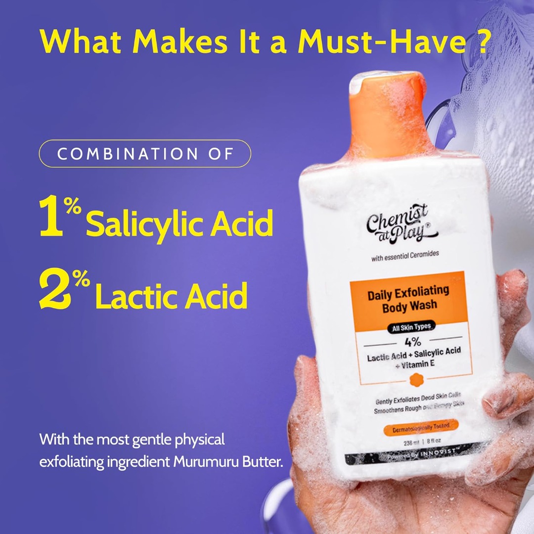 Chemist at Play 4% Daily Exfoliating Body Wash