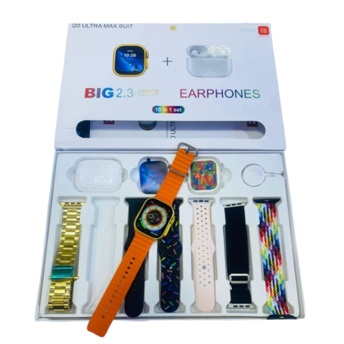 The i20 Ultra Max Suit 10-in-1 smartwatch bundle