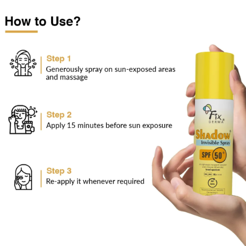 Fixderma Shadow Invisible Spray SPF 50+
