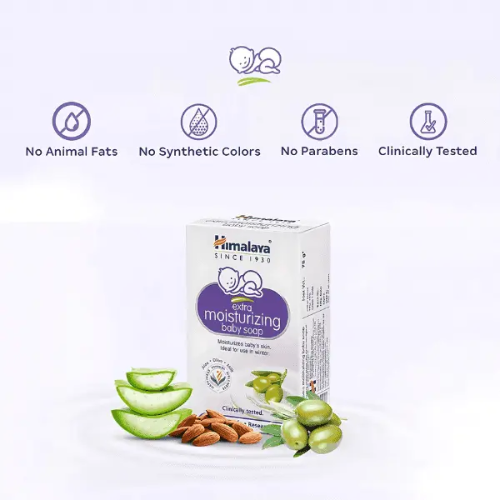 Himalaya Extra Moisturizing Baby Soap