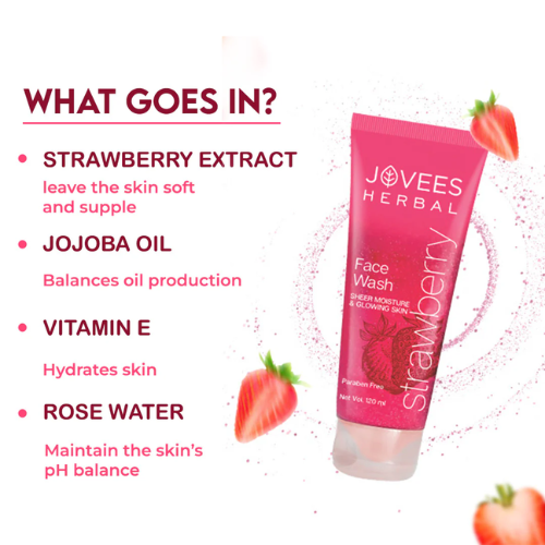 Jovees Herbal Strawberry Face Wash